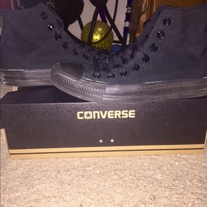 Converse unisex all black high-top Chuck Taylor’s
